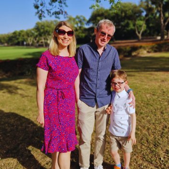 Family photo on holiday