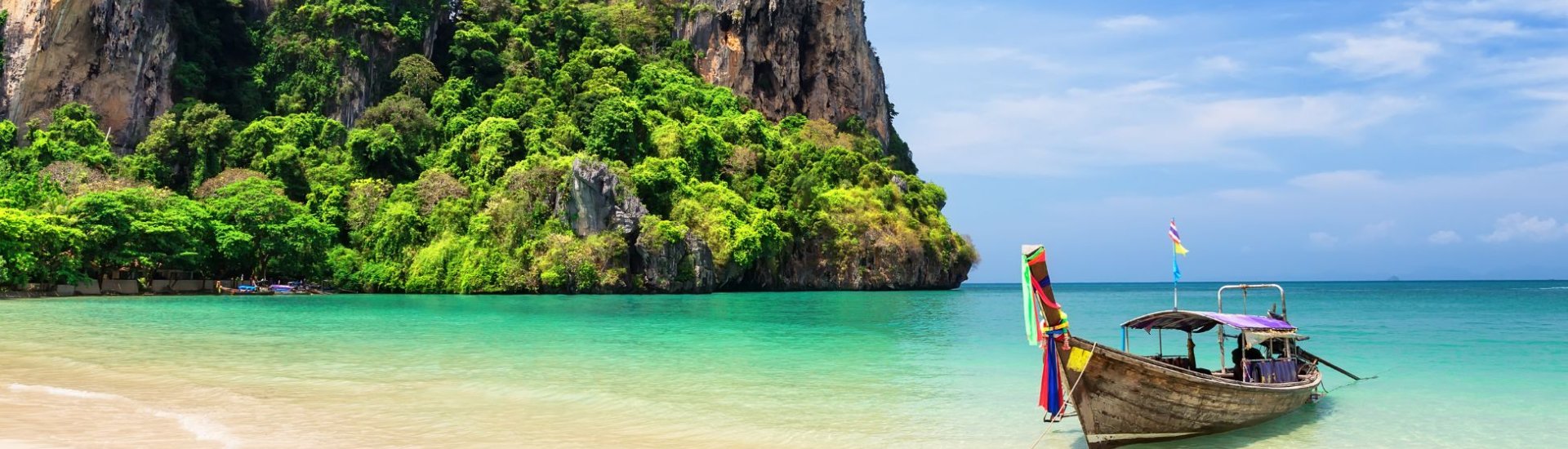 Thailand boat and island