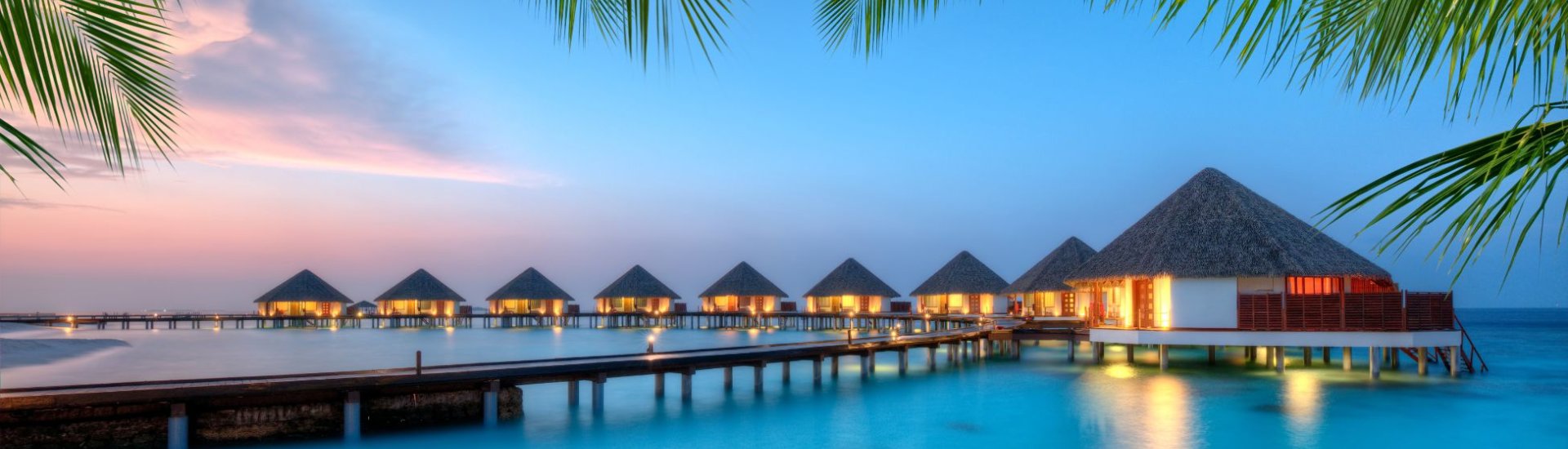 Maldives over the water villas