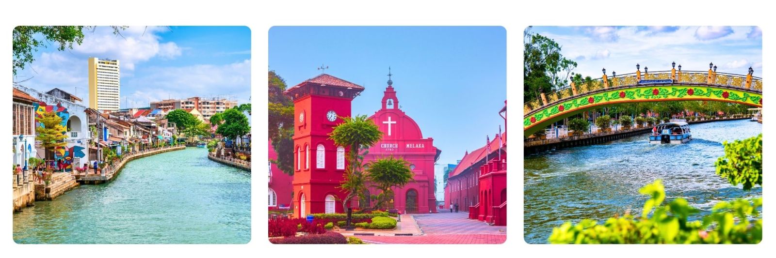 3 pictures of Malacca (Melaka)