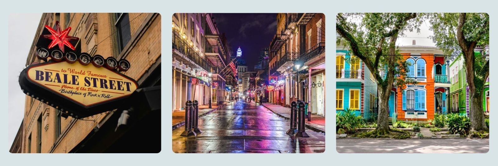 photo of Memphis, New Orleans and antebellum architecture