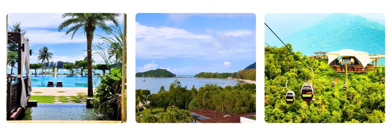 Langkawi beach and pool, Langkawi cable car